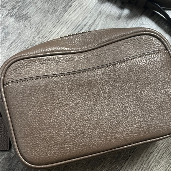 Coach Taupe Leather Shoulder Bag - Picture 3 of 7